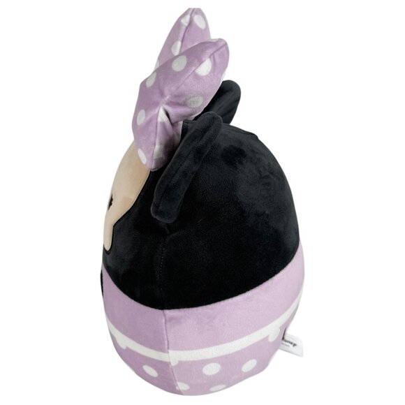 Disney Minnie Mouse Squishmallow Plush 10" Lavender Purple Polka Dot Toy - Picture 4 of 7